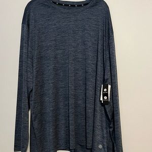 Blue Zelos tee long sleeve NWT